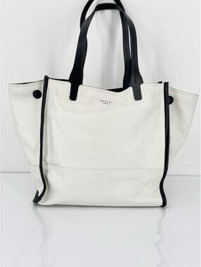 RADLEY LONDON Womens Smile Tote White Leather Shoulder Bag